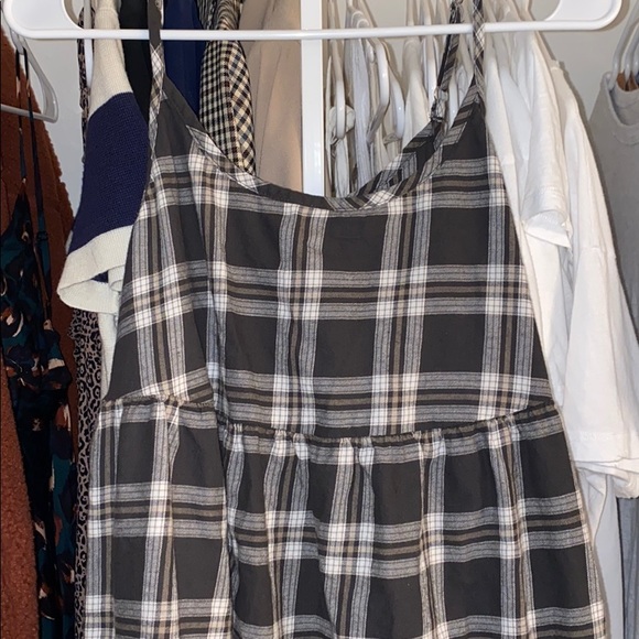 target plaid babydoll dress